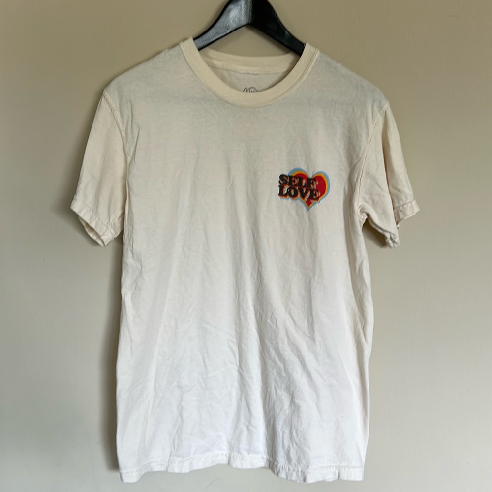 Self Love tee, size small, new without tags